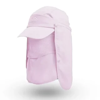 Roze Zonnepet met Afneembare Nekflap
