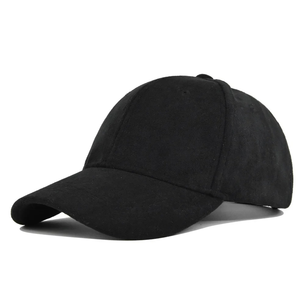 Accueil Casquette de Baseball en Daim Noire